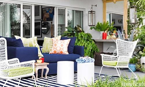 Đẹp mê hồn sân vườn nhỏ xinh hóng mát chiều hè