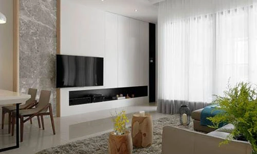 Nhà phố 3 tầng đẹp hiện đại với điểm nhấn màu ghi ở Đài Loan