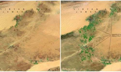 Nhìn ảnh chụp vệ tinh của NASA, ngỡ ngàng thấy hình ảnh này
