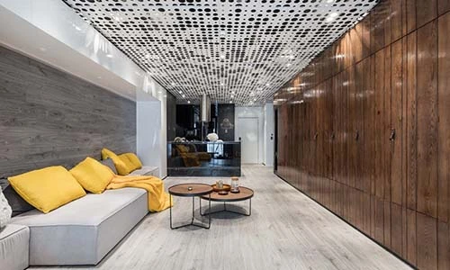 Căn hộ 110 m2 ở Hà Nội lột xác nhờ gỗ công nghiệp