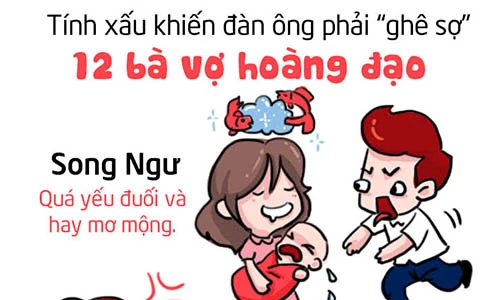 Tính xấu 12 cung hoàng đạo khiến đàn ông sợ “chết khiếp”