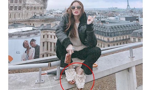 Diện đôi dép xấu nhất hành tinh, Hồ Ngọc Hà vẫn lộng lẫy