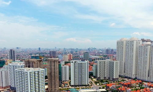 Chùm ảnh: Nghẹt thở ngắm Hà Nội dày đặc nhà cao tầng