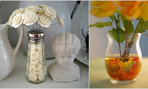 Ý tưởng đáng yêu giúp không gian sống thêm cá tính nhờ cúc áo