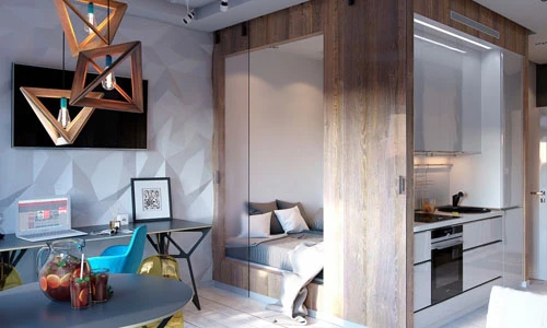 Căn hộ 30m2 đậm chất nghệ thuật của người độc thân