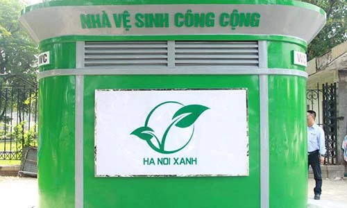 Cận cảnh nhà vệ sinh công cộng siêu xịn ở Hà Nội