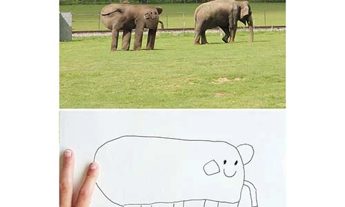 Bố hóa bản vẽ của con thành phiên bản thực tế gây sốt