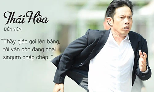 Thái Hòa hối hận vì từng vừa nhai kẹo vừa trả lời thầy giáo