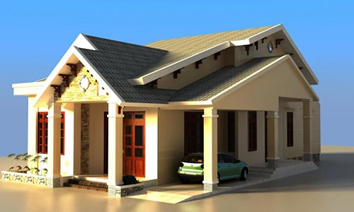 10 mẫu nhà cấp 4 mái thái sang trọng mà hiện đại