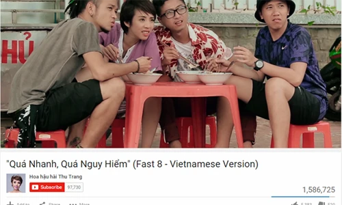 Cười té ghế với clip hài view “khủng” của Thu Trang