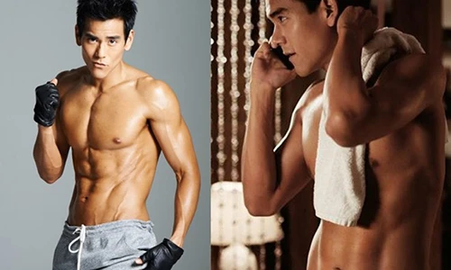 Mê mẩn cơ bụng 6 múi của các mỹ nam châu Á