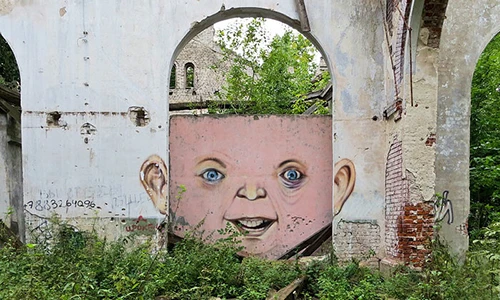 Tuyệt đẹp ảnh nghệ thuật đường phố tương tác với thiên nhiên