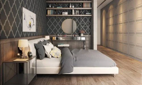 Giấy dán tường mang phong cách cổ điển