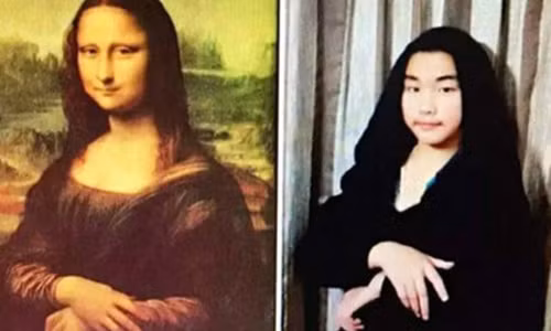 Sốt dùng áo choàng, khăn tắm "cosplay" những bức họa nổi tiếng