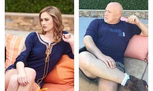 Khôi hài cha bụng bự chụp ảnh giống con gái