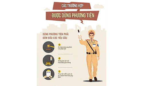 Khi nào CSGT được dừng phương tiện đang lưu thông?