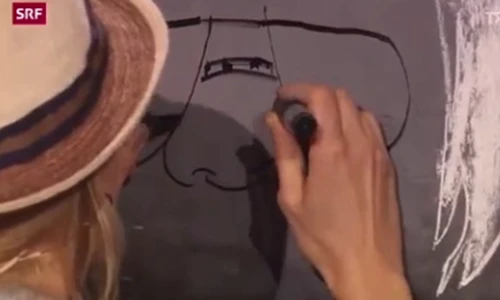 Giám khảo kinh ngạc sau khi cô gái hoàn thành tác phẩm