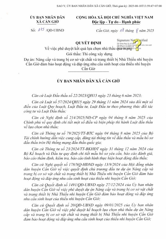 View - TP HCM: Gói xây lắp gần 15 tỷ đồng tại Nhà Thiếu nhi Cần Giờ về tay ai? | Báo Tri thức và Cuộc sống - TIN TỨC PHỔ BIẾN KIẾN THỨC 24H