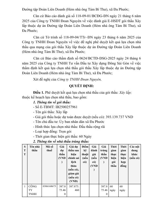 View - TP HCM: Gói thầu tại Đa Phước được trao cho Công ty Hoàng Trung | Báo Tri thức và Cuộc sống - TIN TỨC PHỔ BIẾN KIẾN THỨC 24H
