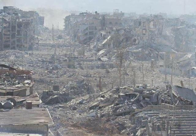 Cảnh đổ nát ở các thành phố Syria sau hơn 10 năm nội chiến. Ảnh Al Jazeera 5-4600.jpg