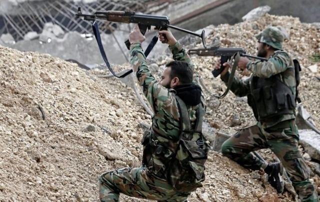 Quân đội chính phủ Syria mới đang tấn công lực lượng dân quân Druze. Ảnh Al Jazeera 6-7047.jpg