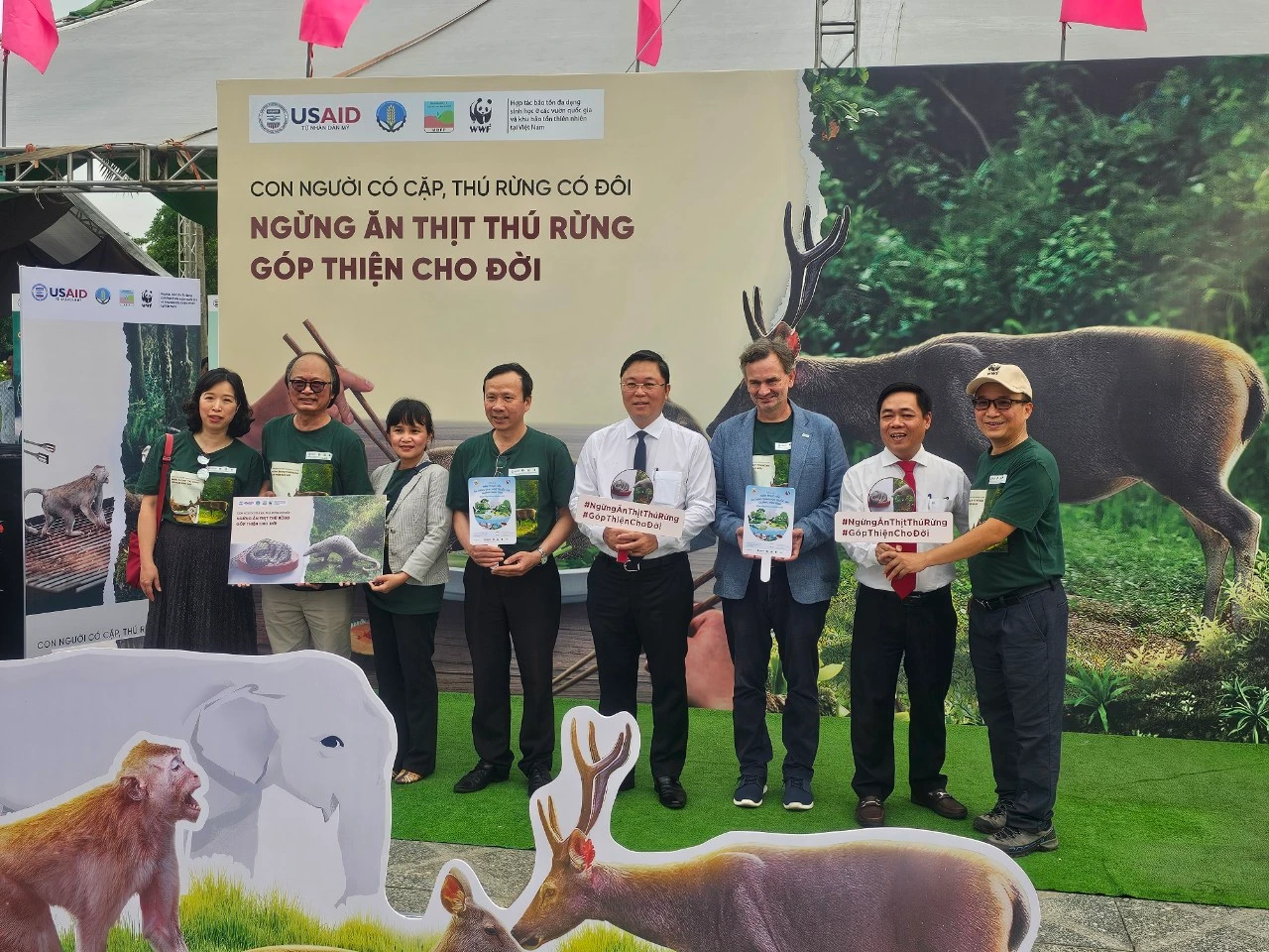 “Ngừng ăn thịt thú rừng, góp thiện cho đời“