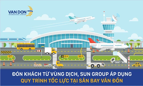 Áp dụng quy trình tốc lực đón khách từ vùng dịch về sân bay Vân Đồn