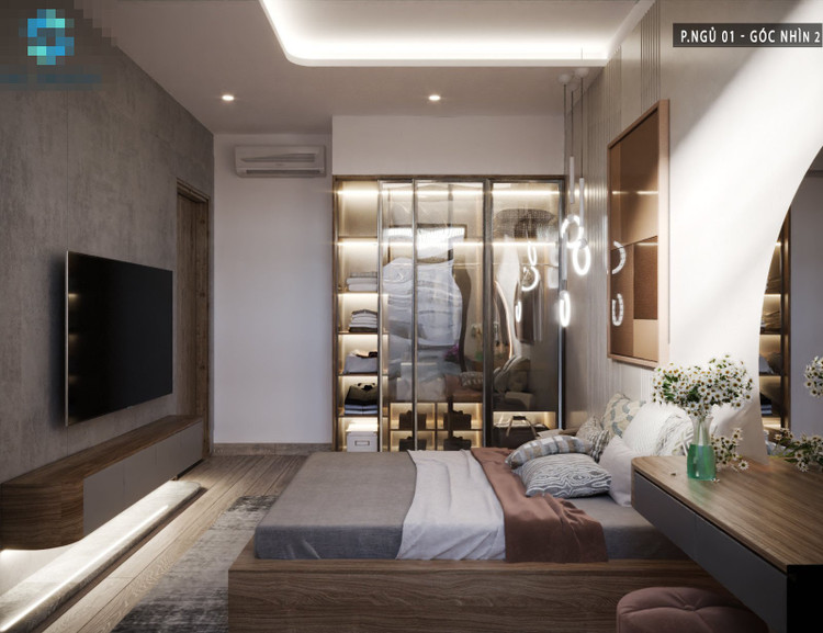Nhà phố 3 tầng hiện đại, tích hợp vườn treo chan hòa ánh sáng - Hình 5 Nha pho 3 tang hien dai, tich hop vuon treo chan hoa anh sang-Hinh-5