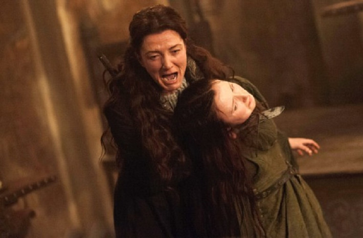 Vai diễn nhập tâm của diễn viên trong tập phim "The Red Wedding" của serie bộ phim ăn khách "Game of Thrones".