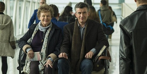 Judi Dench và Steve Coogan trong cảnh thật.