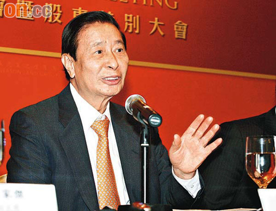 Lee Shau Kee: Ông trùm bất động sản Trung Quốc đang sở hữu khối tài sản 21 tỷ USD,với công ty đại diện là Henderson Land Development đang hoạt động mạnh mẽ và gặt hái lợi nhuận khổng lồ.