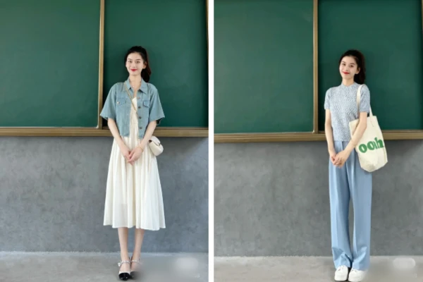 Danh tính cô giáo Tiểu học đi dạy cả năm không mặc trùng đồ