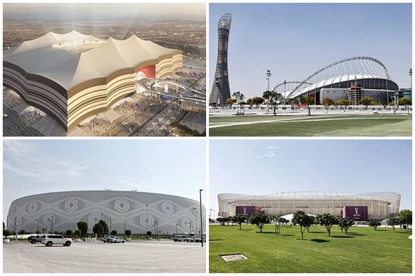 Ngắm 8 SVĐ siêu hiện đại phục vụ World Cup 2022 từ trên cao 