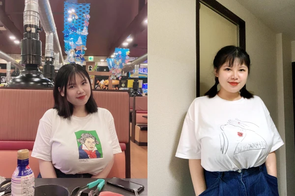 Hot girl vòng 1 “khủng” Hải Dương ra sao sau khi đi du học?