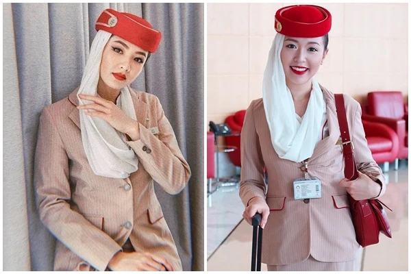 Nữ tiếp viên hãng hàng không đắt giá gây mê bởi style quyến rũ