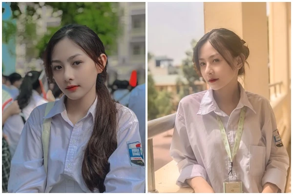 Nữ sinh Hà thành cười một cái khiến ai cũng phải “say nắng“