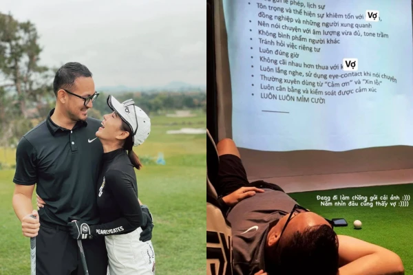 “Nổ mắt” ghen tị với pha nịnh vợ của ông xã MC Thu Hoài