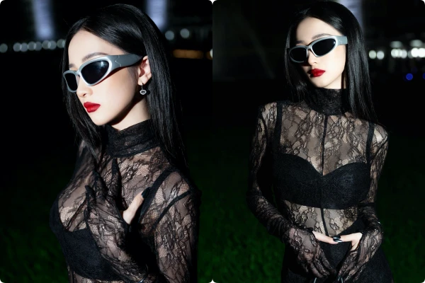 “Cô bé trà sữa Việt” diện váy ren xuyên thấu, lộ body “phồn thực“