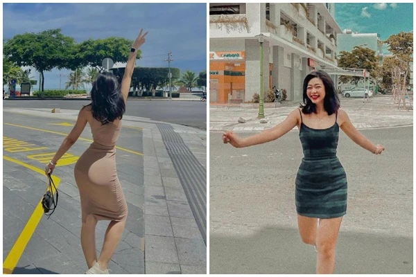 Đứng tạo dáng giữa phố, gái xinh bất ngờ được truy lùng “info“