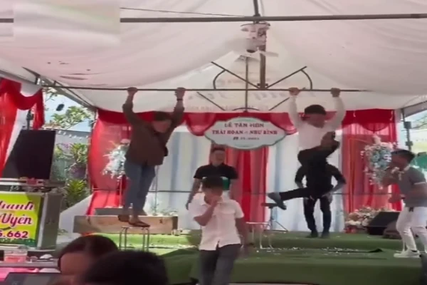 Những màn đùa quá trớn trong đám cưới, vui thôi đừng vui quá