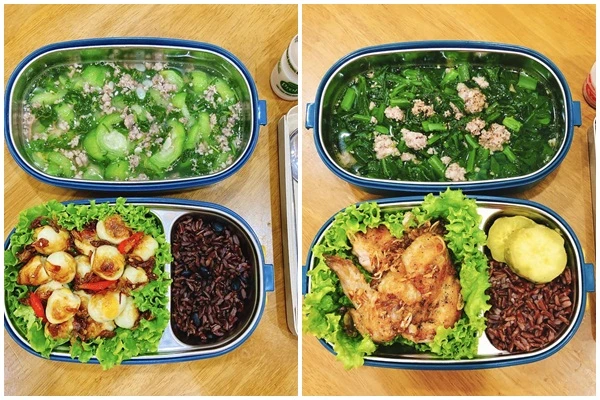 “Tròn mắt” ngắm cơm văn phòng đủ chất đủ lượng của cô gái 9x