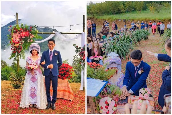 Đám cưới vùng cao gây sốt mạng, giản dị mà đẹp như mơ 
