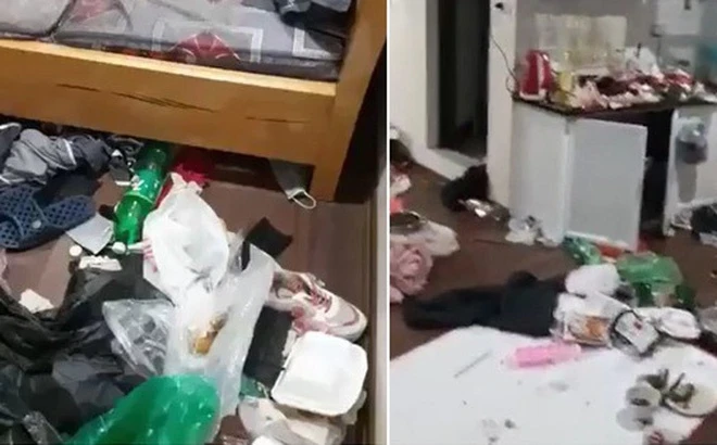 Video: Nữ sinh đại học để rác chất đống trong phòng