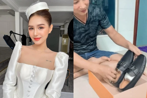 Xoài Non khiến netizen choáng với quà sinh nhật tặng bố