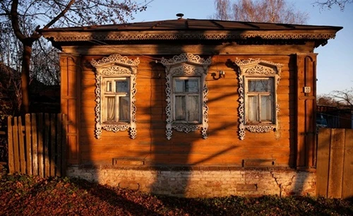 Kiến trúc tuyệt vời của các căn nhà gỗ ở Nga