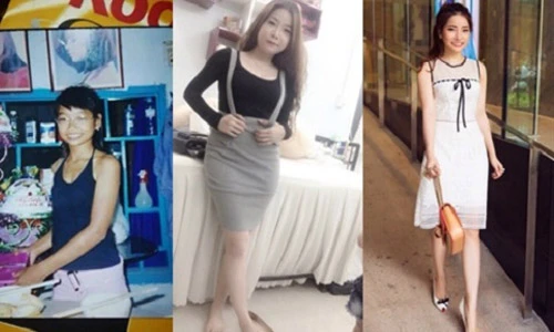 Ngất ngây nhan sắc trước và sau thẩm mỹ của cô gái 9x