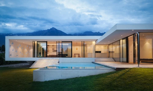 Ngắm biệt thự trắng tinh, trong suốt đẹp hút hồn