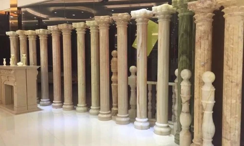 10 mẫu cột nhà đá cẩm thạch đẹp xiêu lòng
