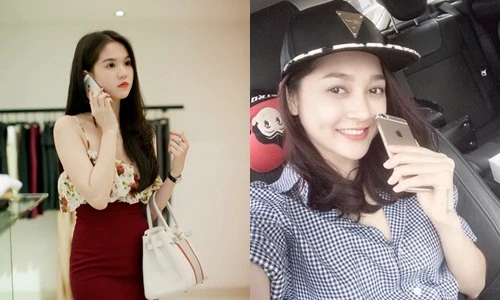 Những mỹ nhân Việt khoái dùng điện thoại iPhone 