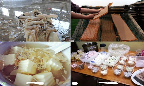 Nguyên liệu chè khúc bạch bẩn được làm như thế nào?